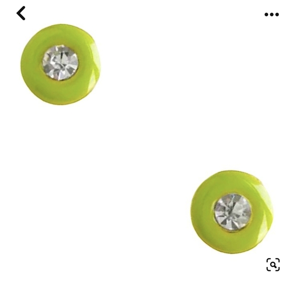 NWT Kate Spade Candy Drop studs in bright green 💚🍏💚🍭🍬 - Picture 4 of 14